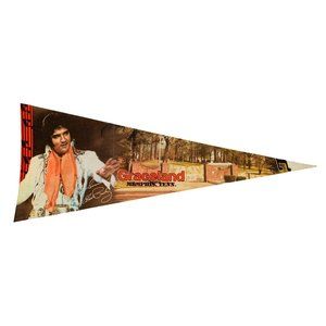 Vintage 1970s Graceland Pennant Elvis Presley TN